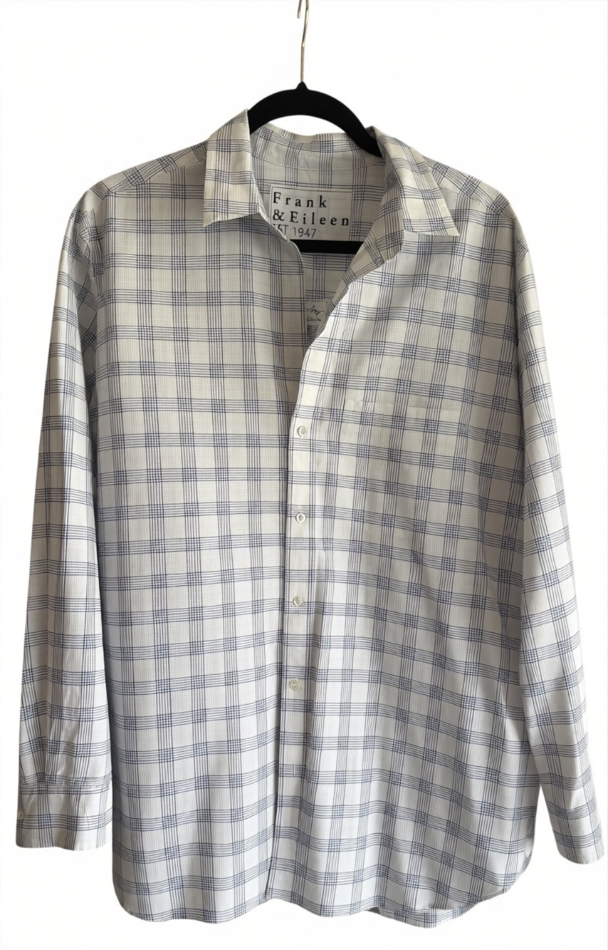 Frank & Eileen Est 1947 Plaid Long Sleeve Button-Up Shirt Size L